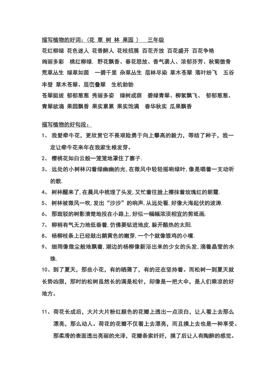 描写植物的好词_第1页