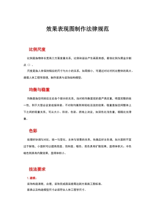 效果图评断评分标准