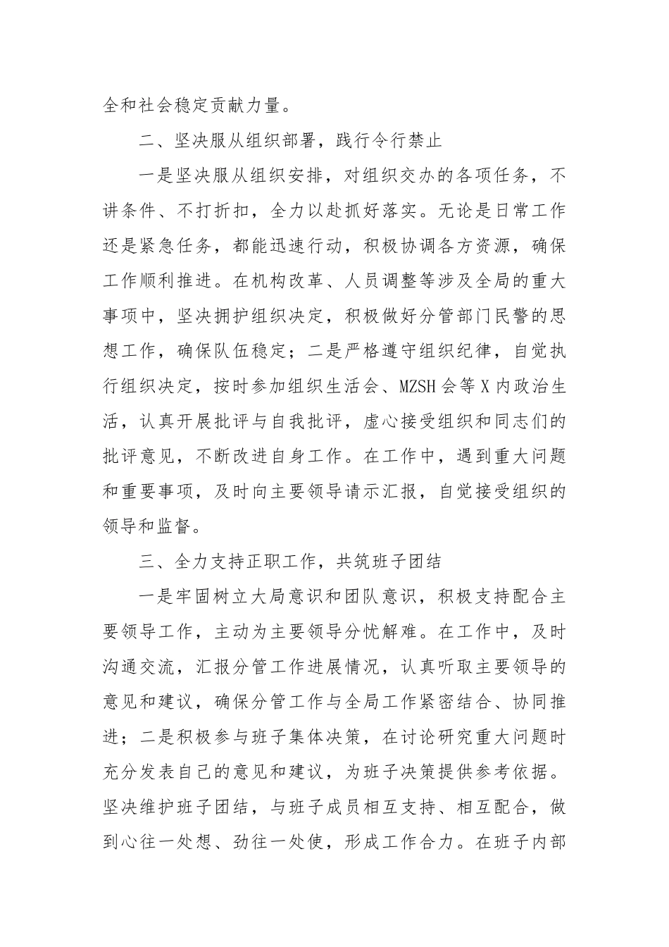 2024年度公安局副局长个人述职述德述廉报告_第2页