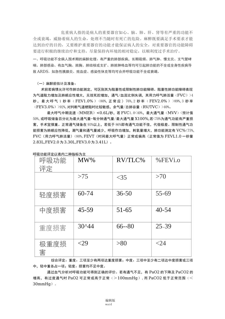 急危重病人的麻醉_第1页