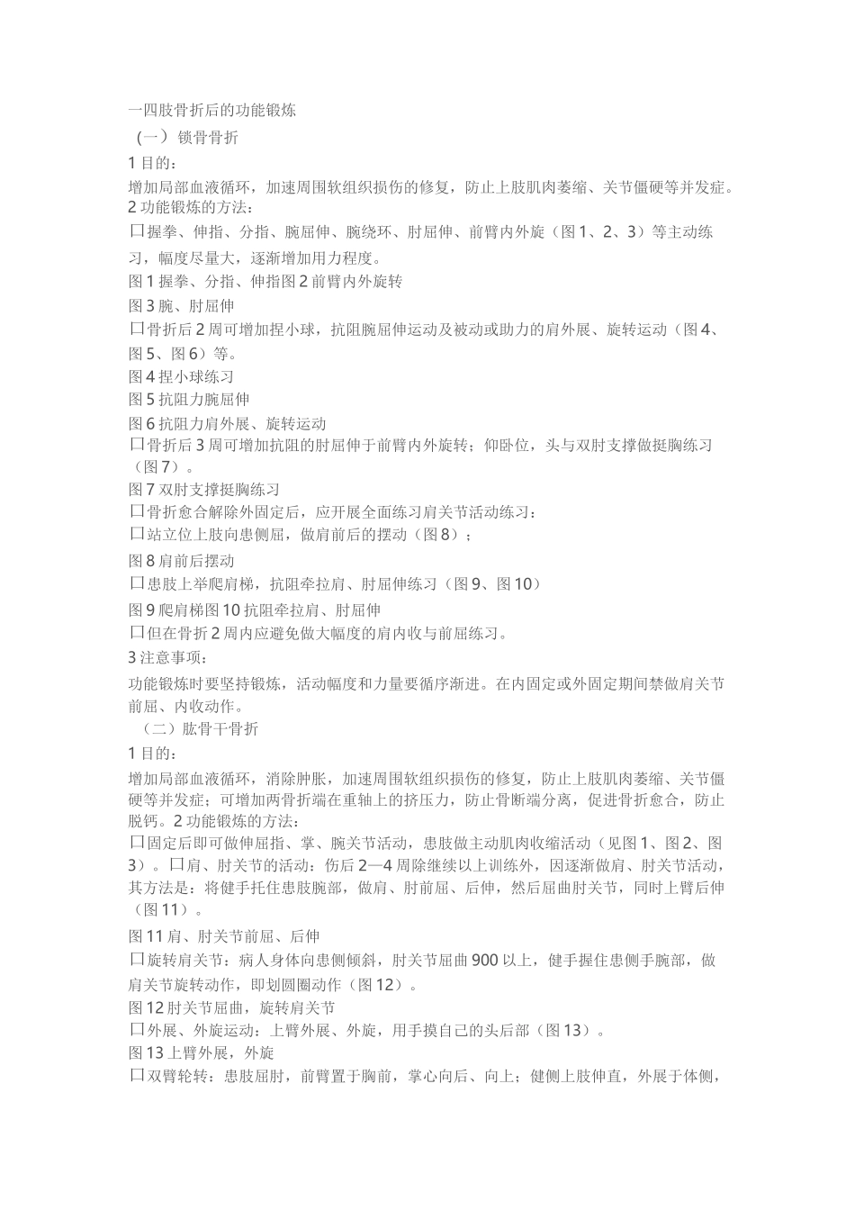 骨科常见手术后康复训练方法(修订版)_第1页