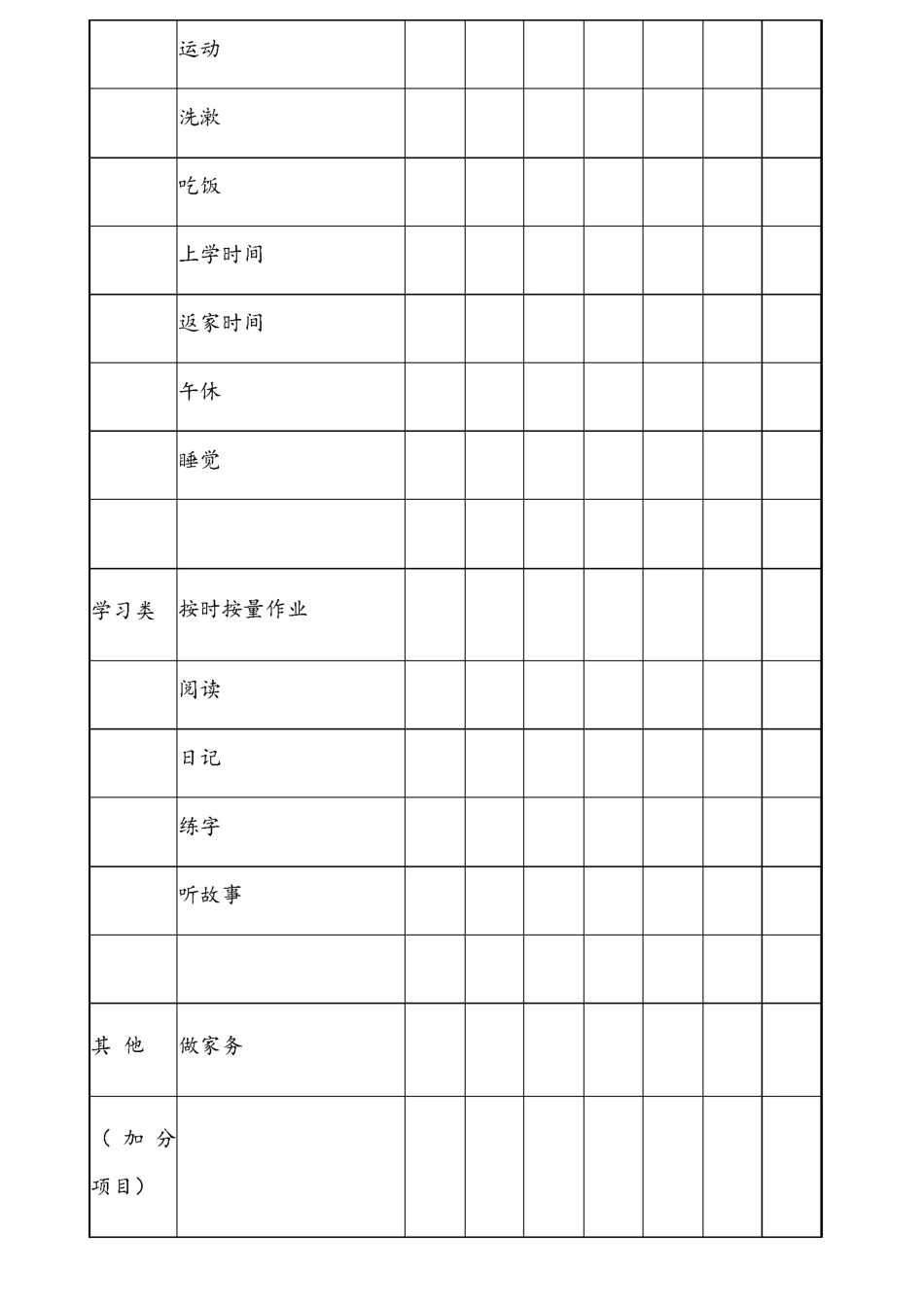小学生作息时间合理规划表_第3页