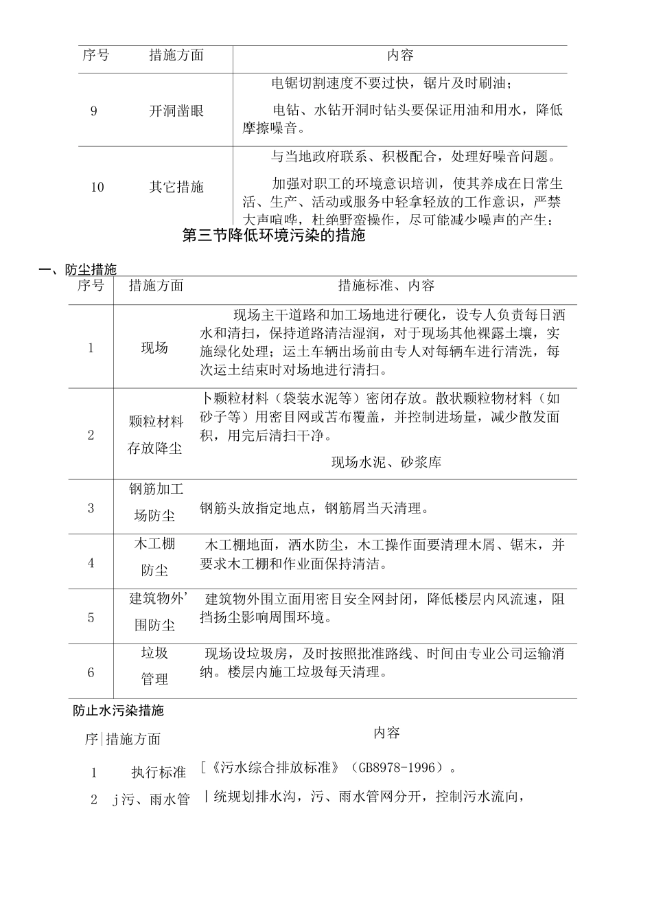 减少噪音降低环境污染地下管线及其他地上地下设施的保护加固措施_第3页