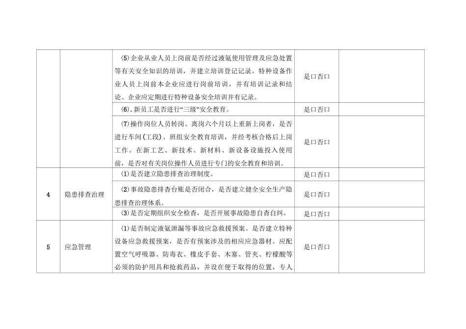 (完整版)涉氨制冷企业检查表讲解_第3页