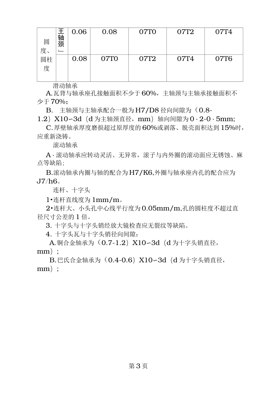 活塞式压缩机维护检修规程_第3页