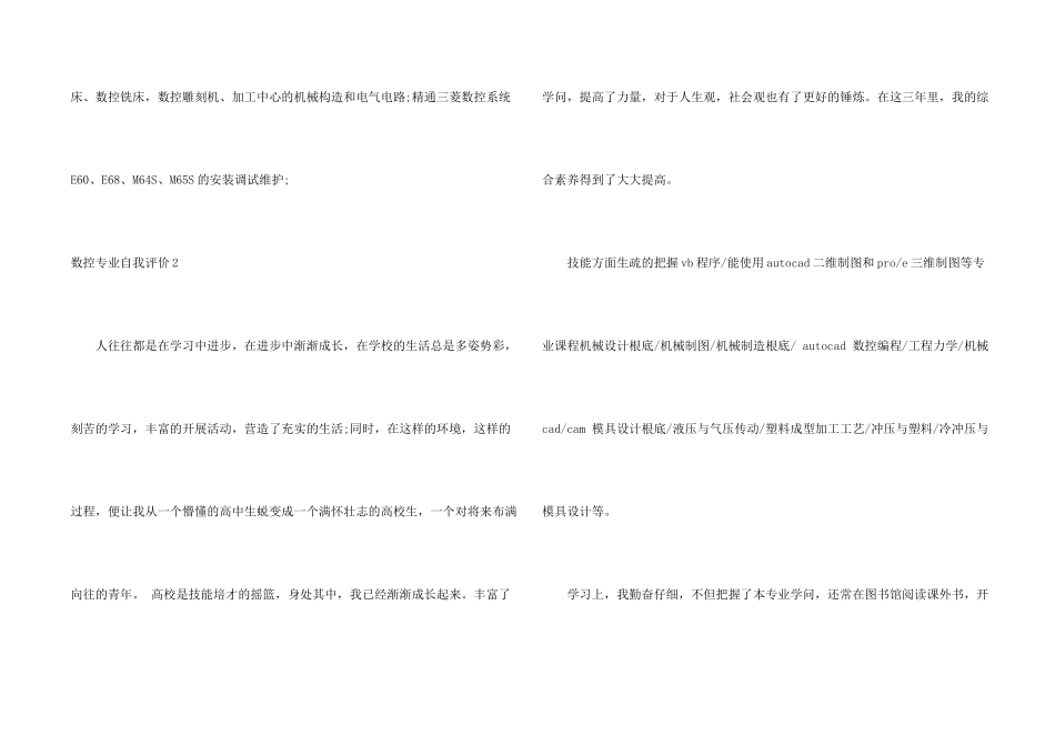 数控专业自我评价_第2页