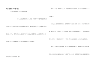 文具说明文300字4篇