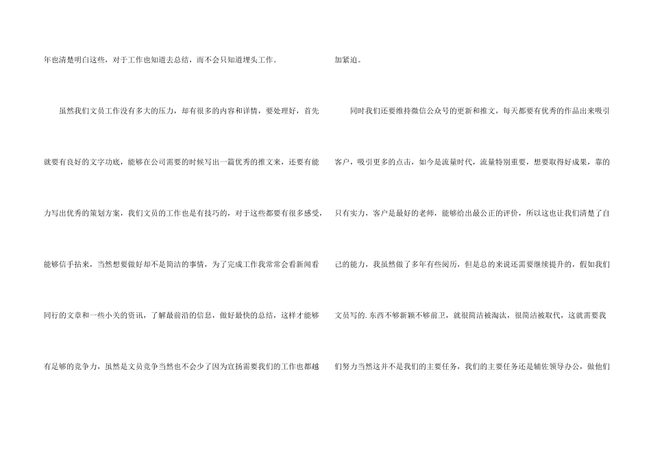 文员个人工作总结3篇_第2页