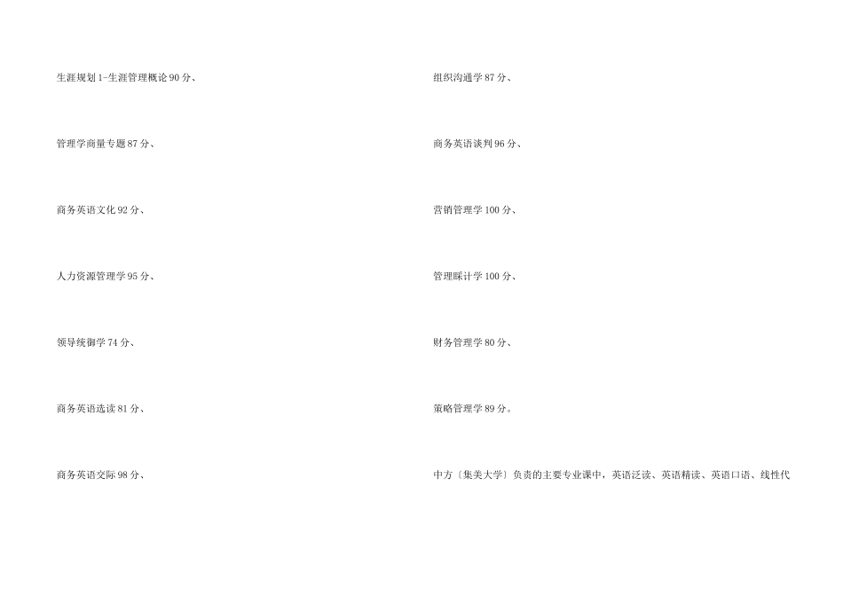 文员实习生个人简历_第2页