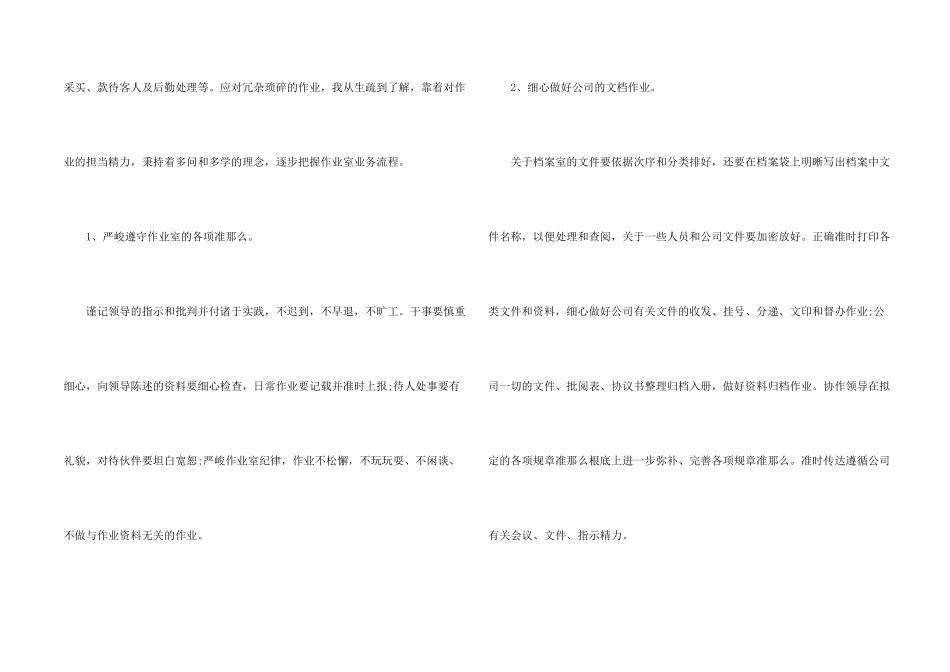 文员工作总结模板5篇_第2页