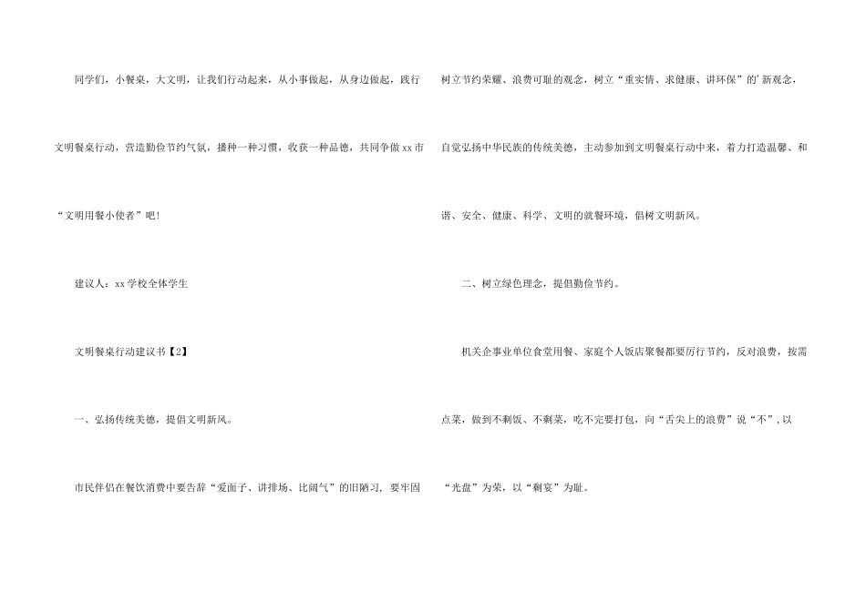 文明餐桌行动倡议书_第3页