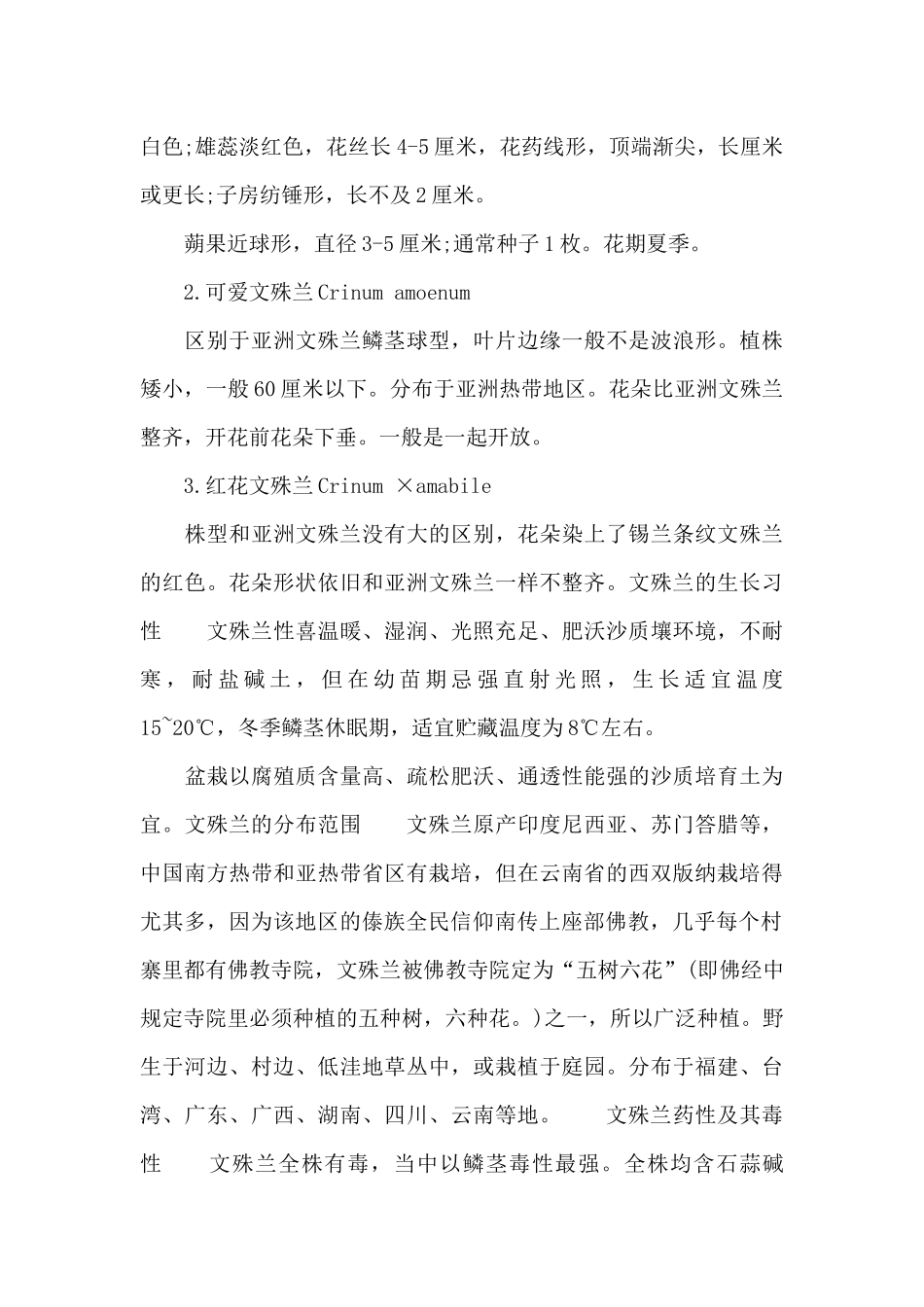 文殊兰花的含义_第2页