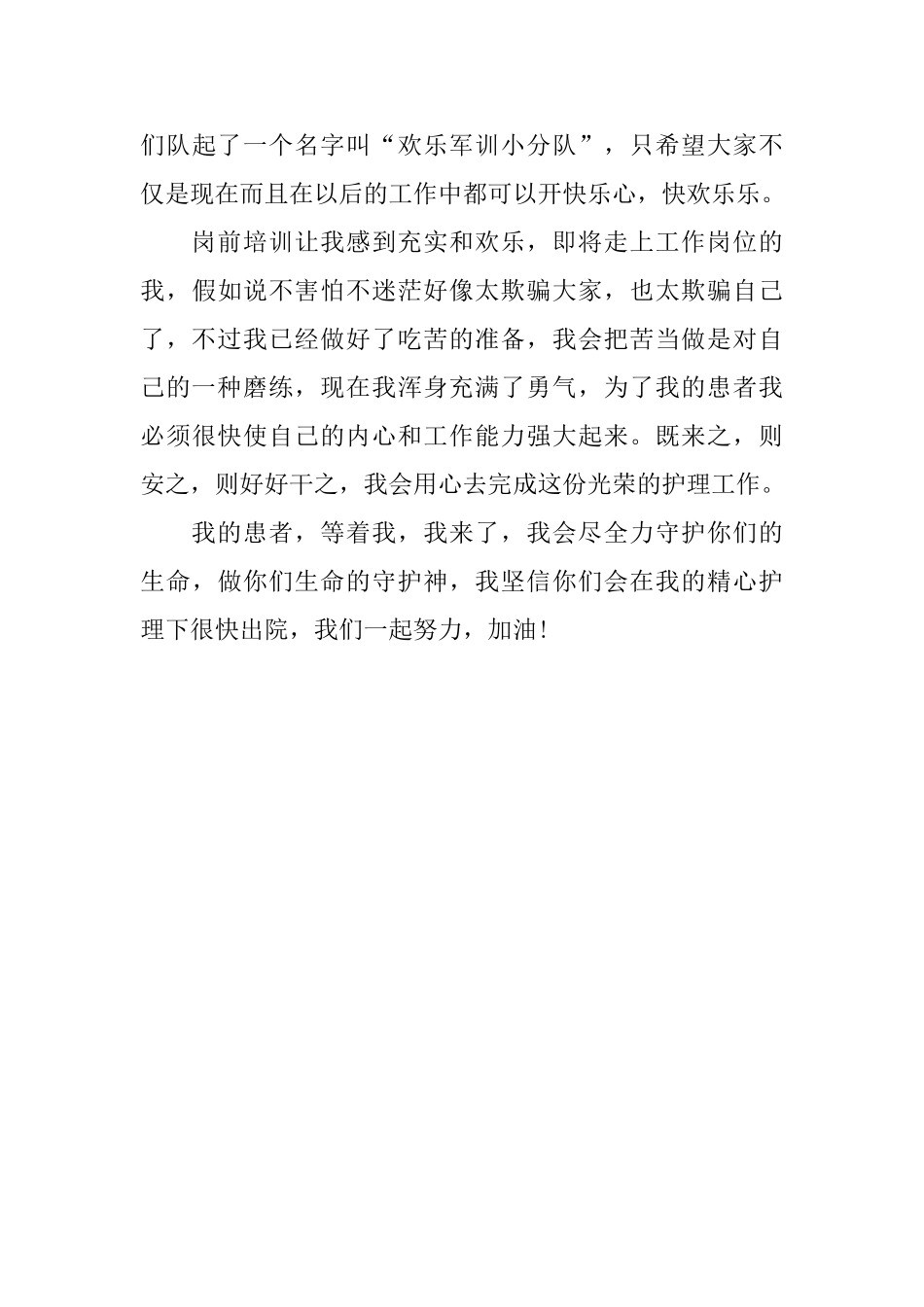 新入职护士年终总结范文_第3页