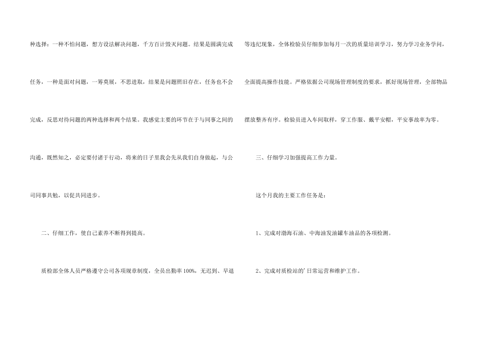 新员工第一个月月度总结_第3页