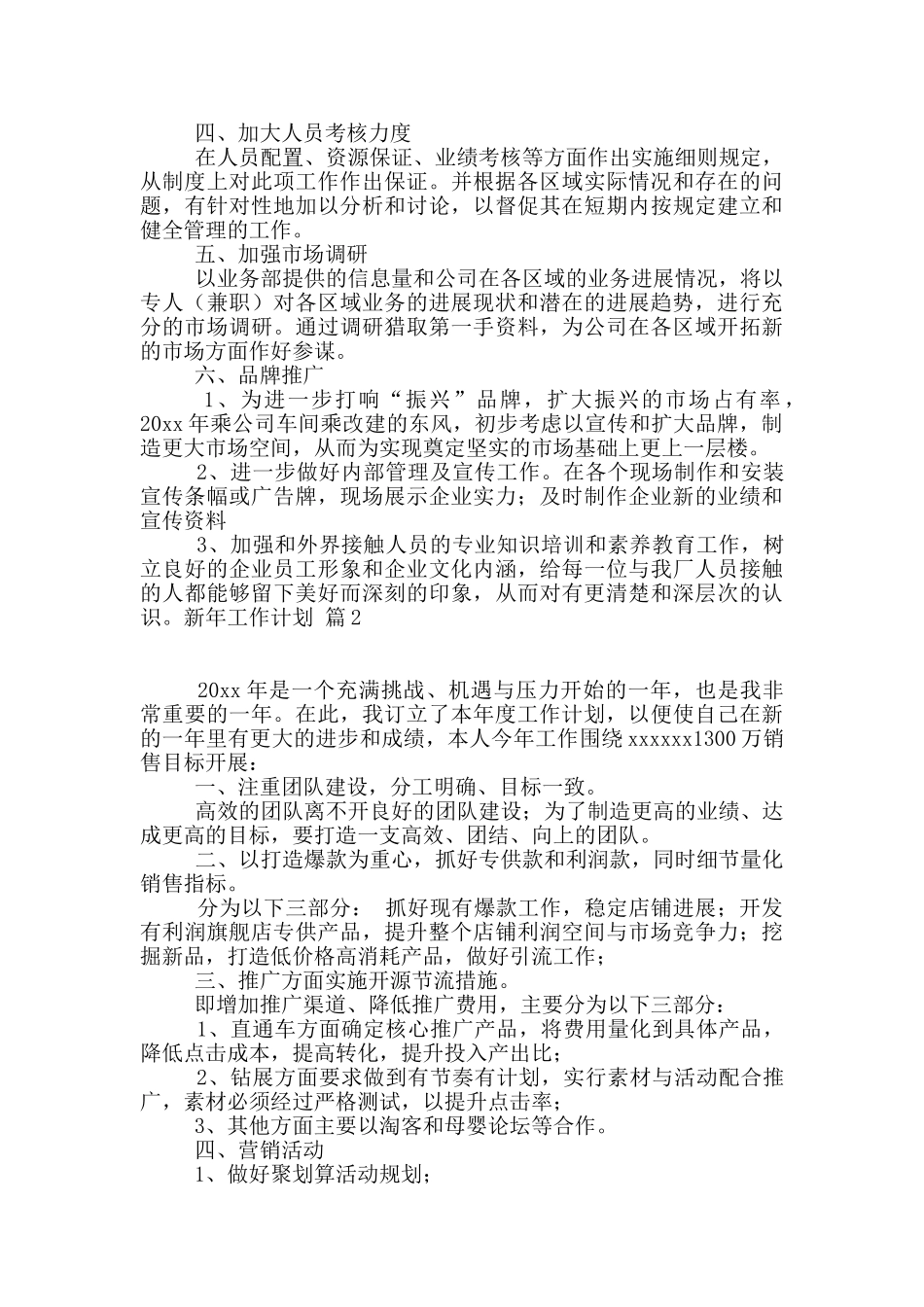 新年工作计划集合七篇_第2页