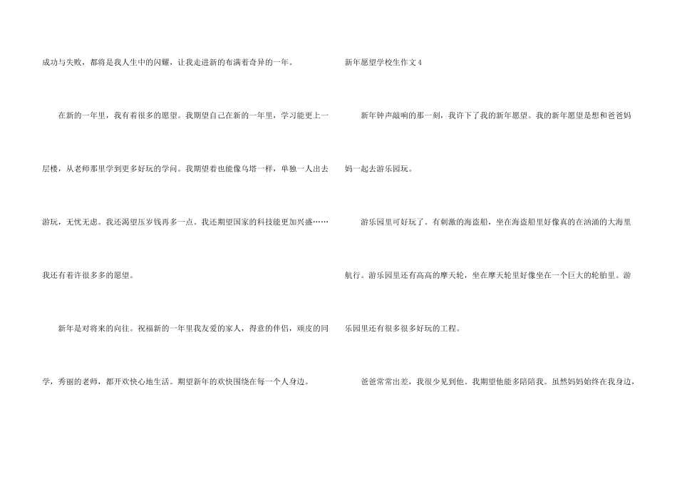 新年愿望小学生_第3页