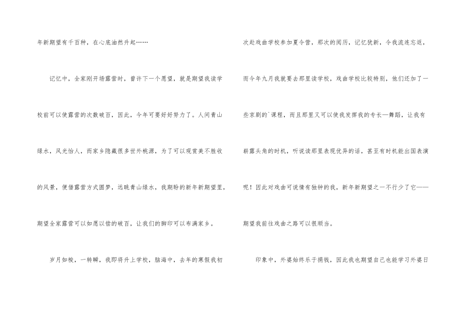 新年新愿望周记_第3页