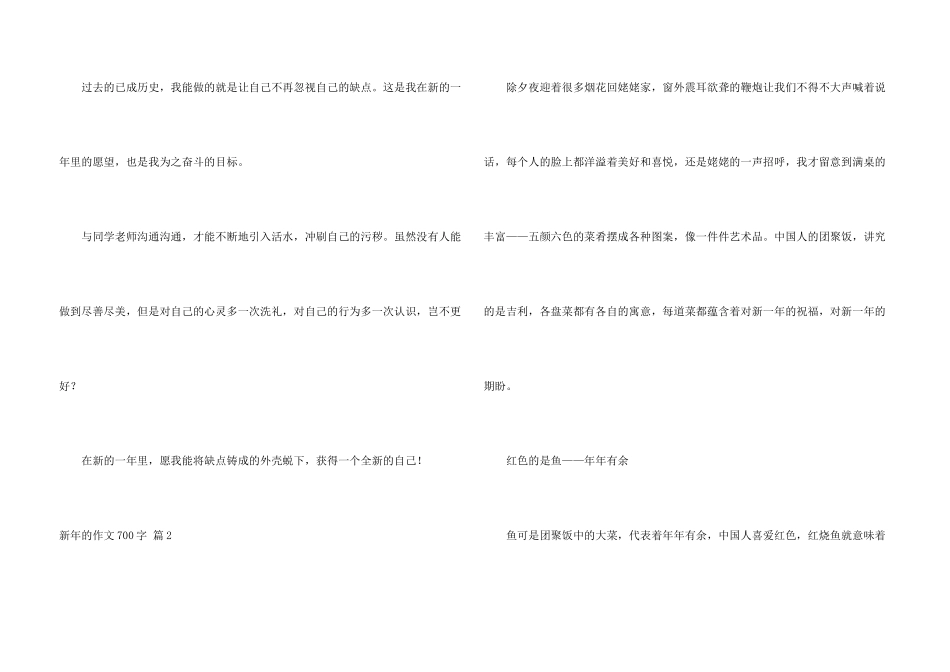 新年的700字汇总六篇_第3页