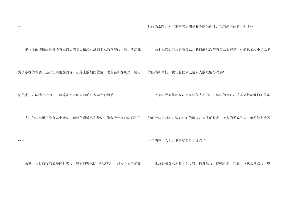 新年的900字集锦五篇_第3页