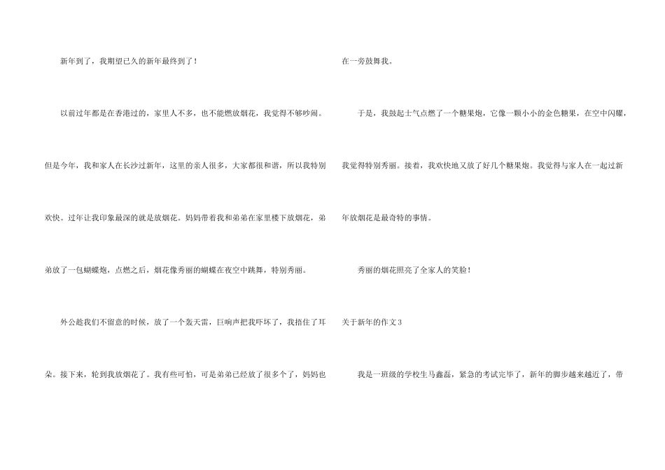新年的集锦15篇_第2页