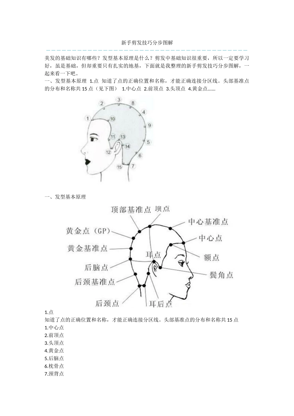 新手剪发技巧分步图解_第1页