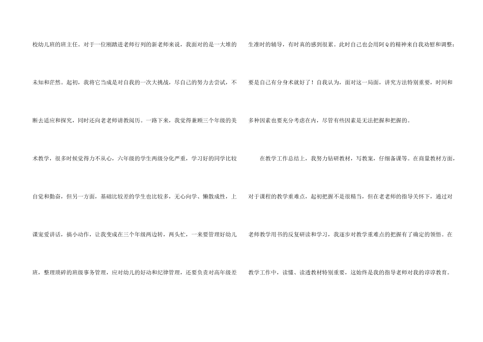 新教师个人试用期工作总结_第2页