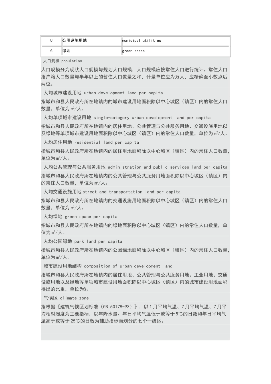 新版城市用地分类与规划建设用地标准_第2页