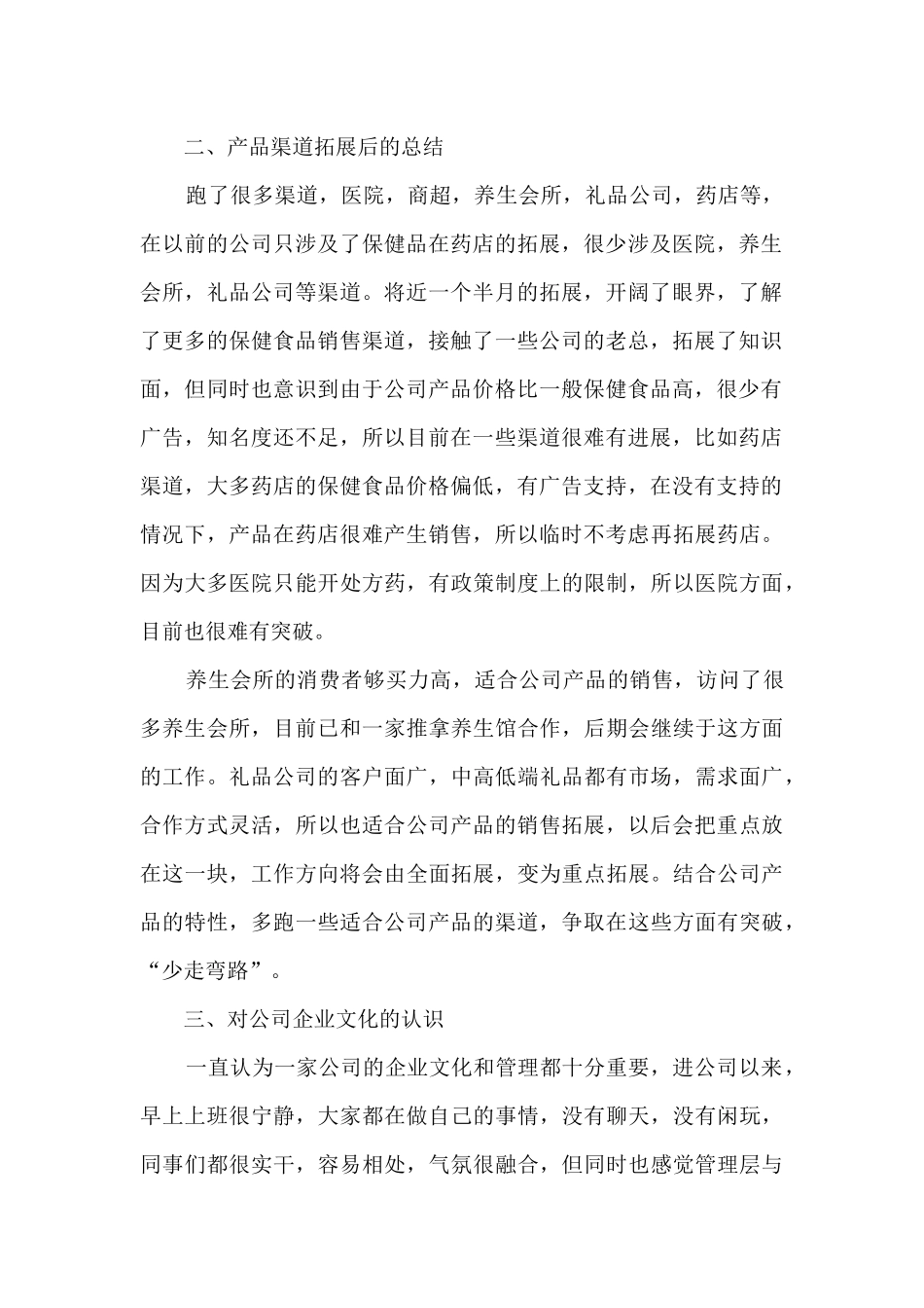 新销售业务员年终个人述职报告_第2页