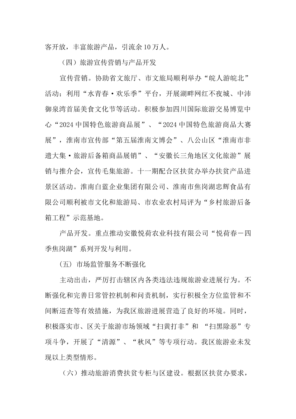 旅游局2024年工作总结及2024年工作谋划_第3页