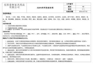 无纺布检验标准