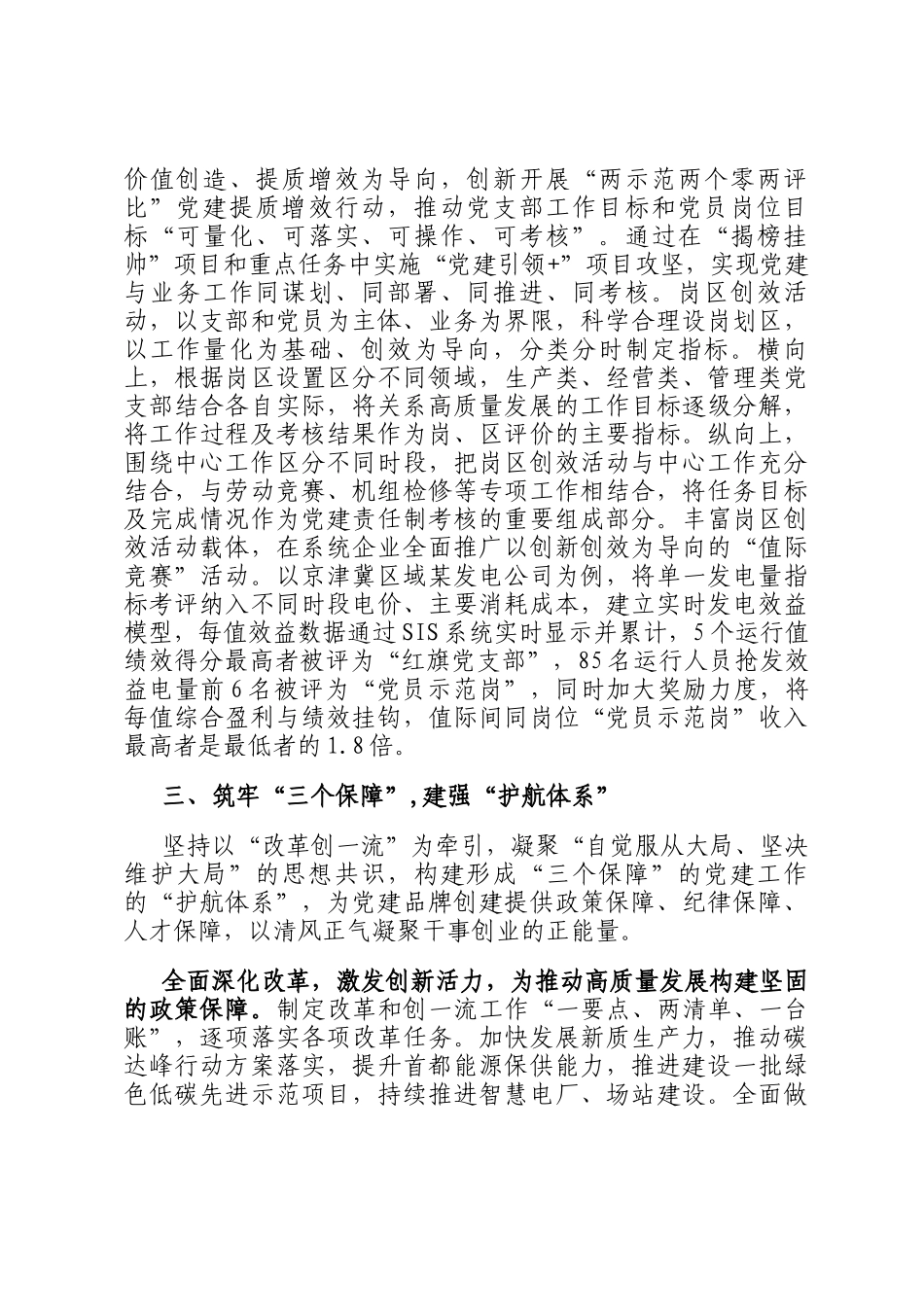 经验交流：构建党建领航体系 打造高质量发展新范式_第3页