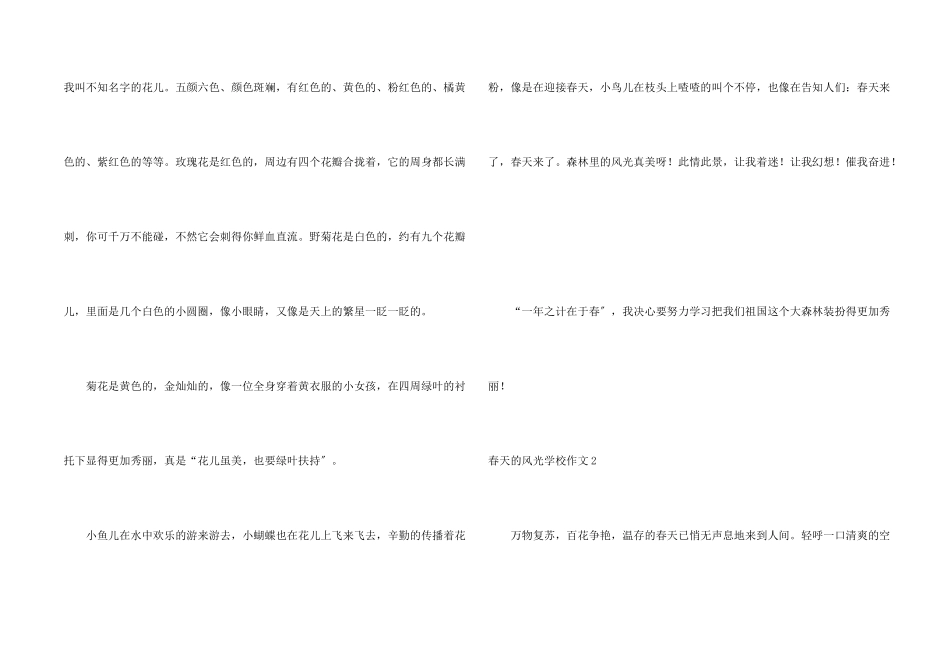 春天的景色小学_第2页