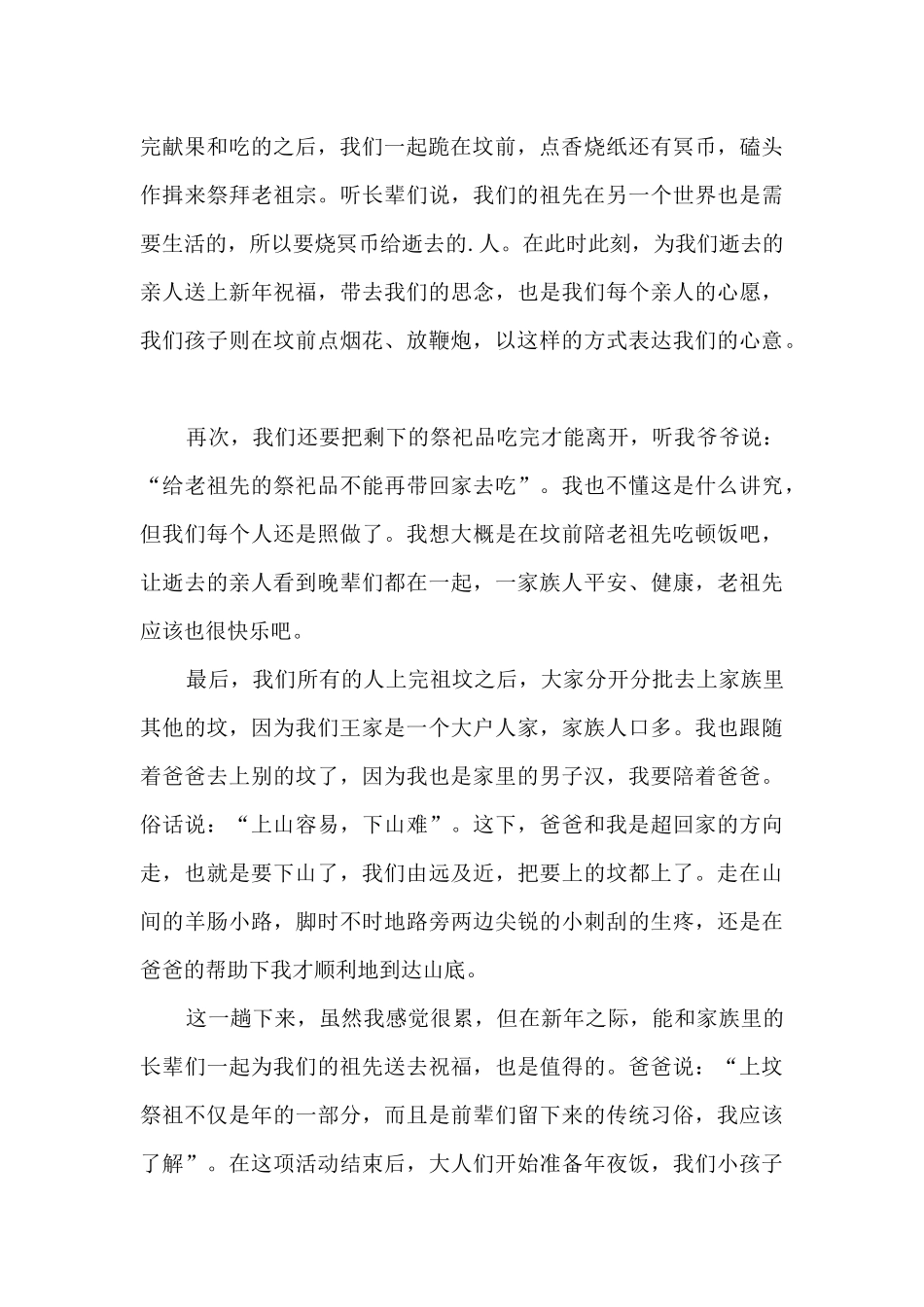 春节记事作文7篇_第2页