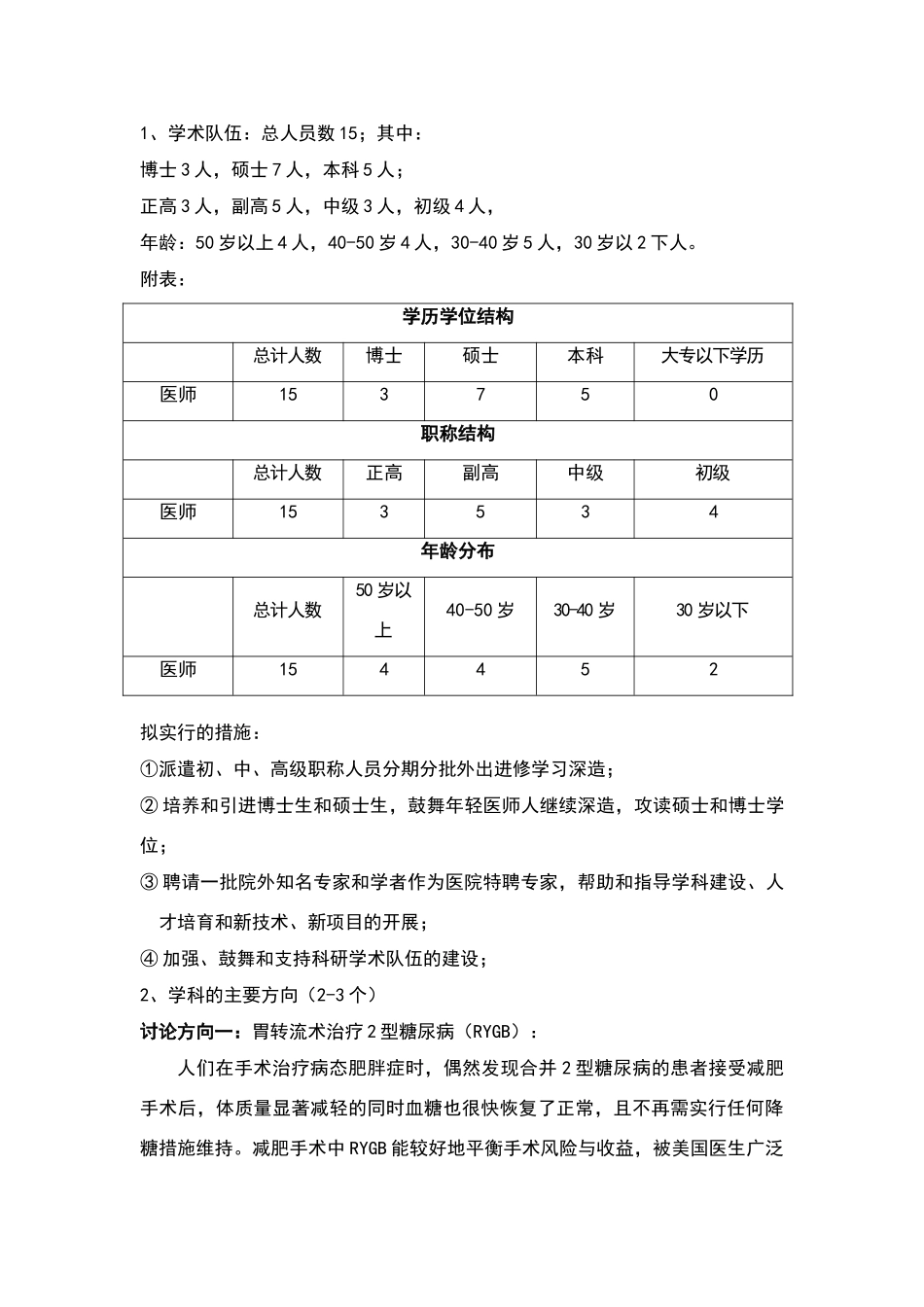 普外科学科发展规划_第3页