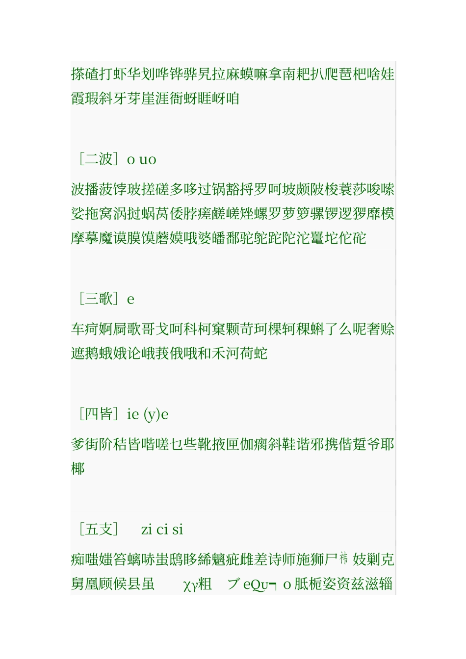 普通话押韵表_第3页