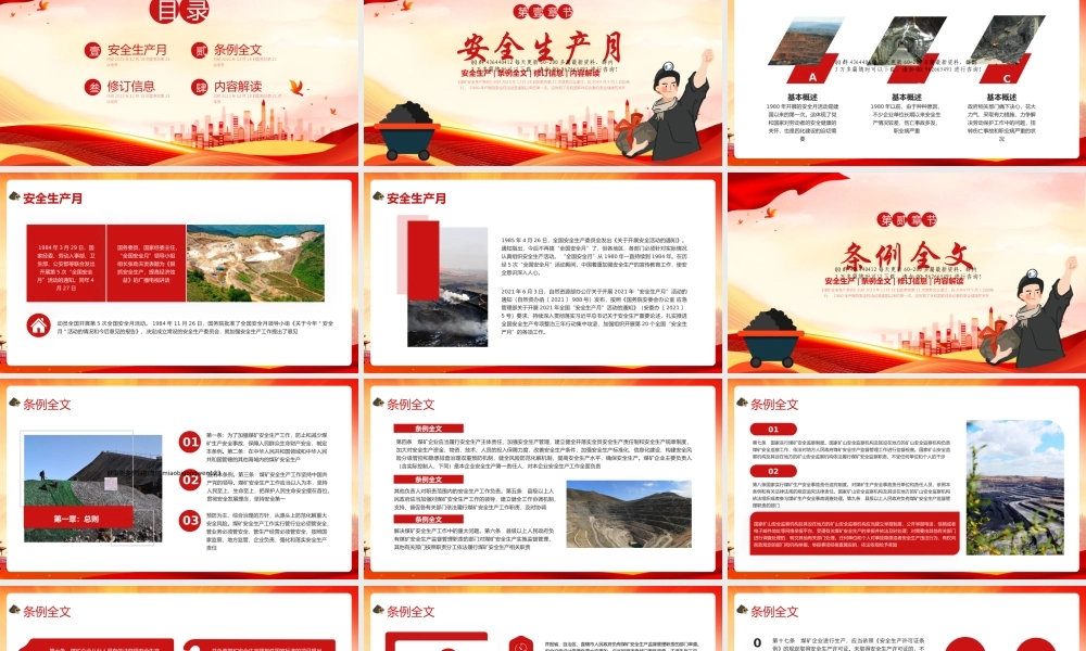煤矿安全生产条例专题讲座课件