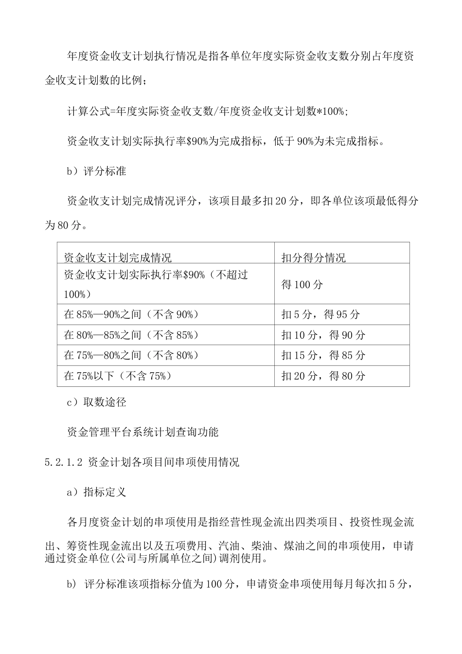 资金管理考核管理制度规范_第3页