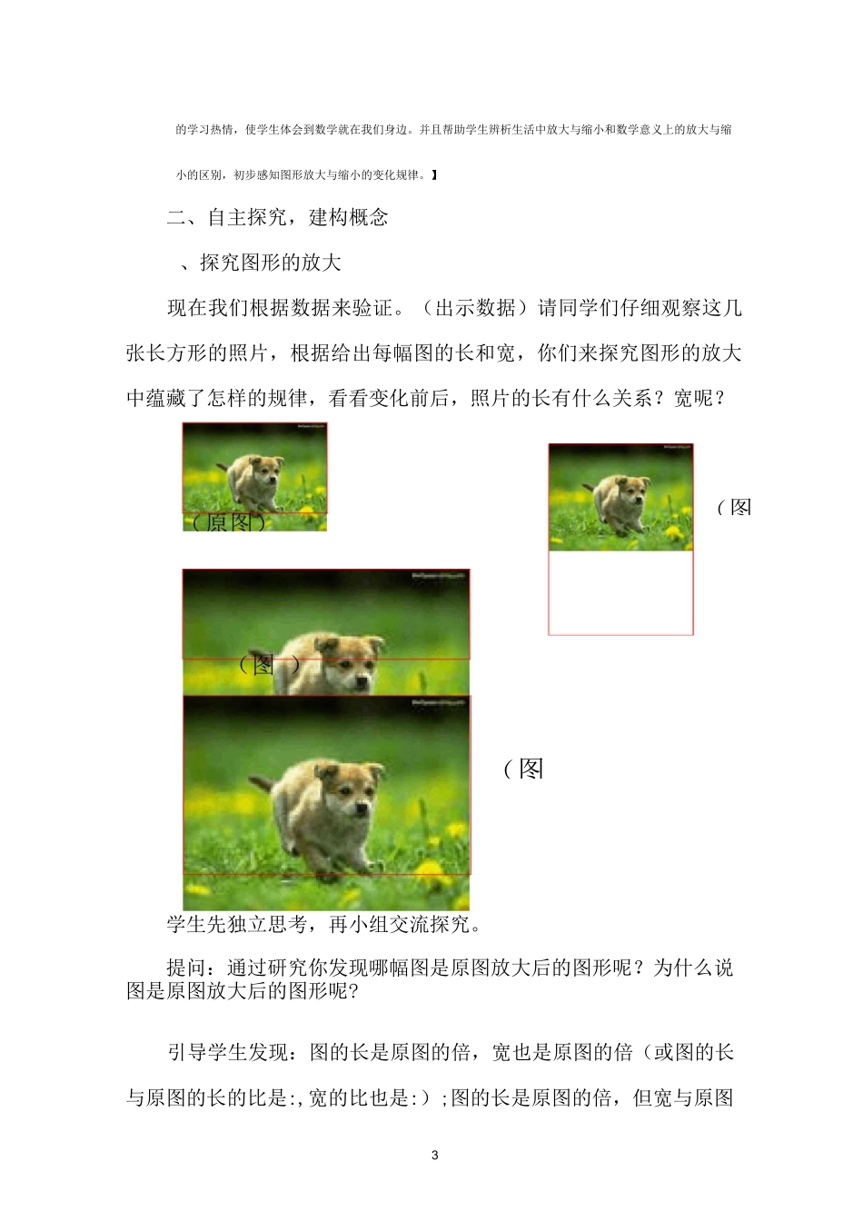 图形的放大与缩小-教案_第3页