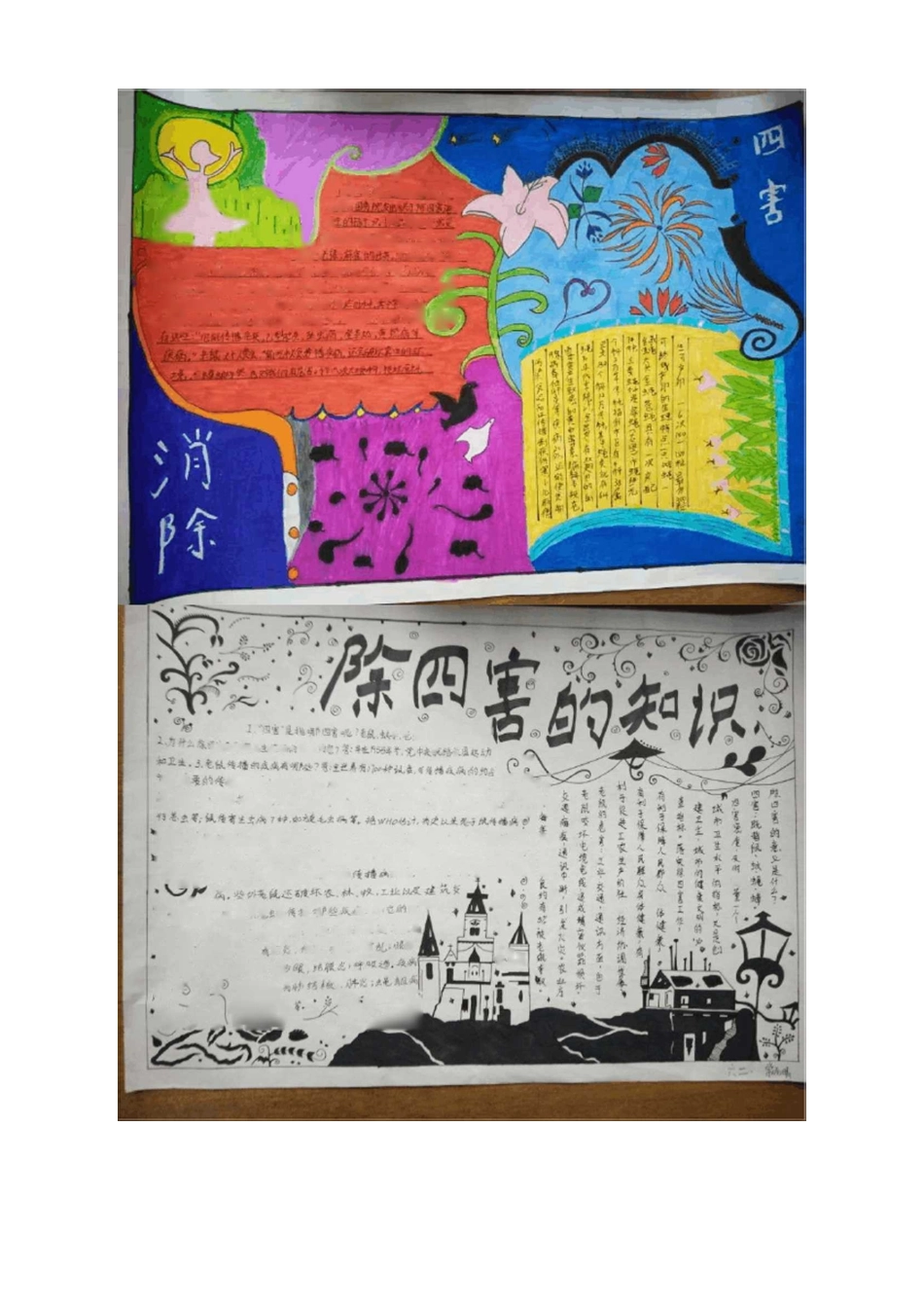 灭四害手抄报_第3页