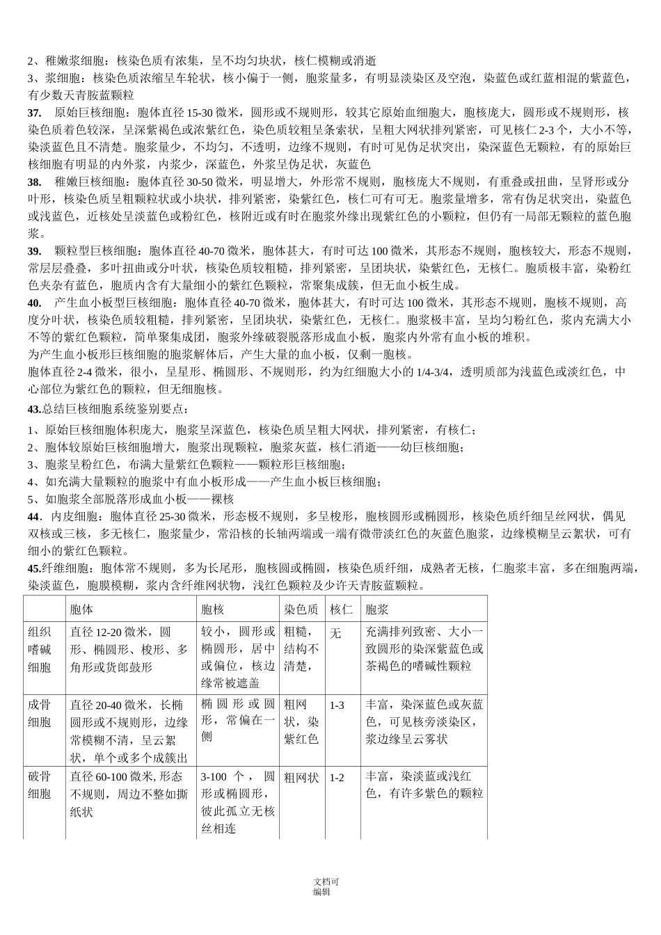 临床血液学检验第五版考试重点_第3页