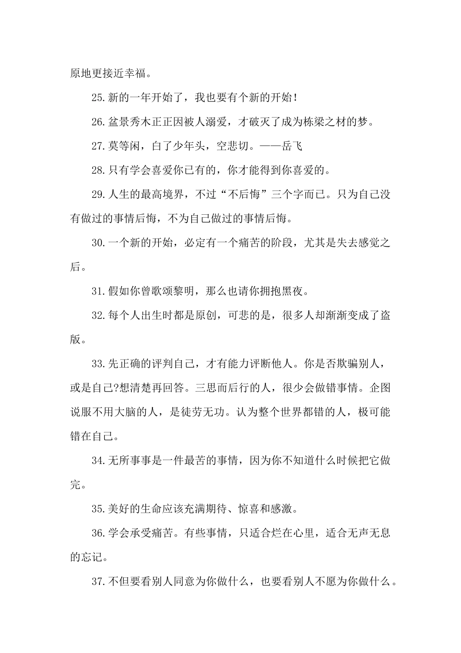 新年积极向上经典句子2024_第3页