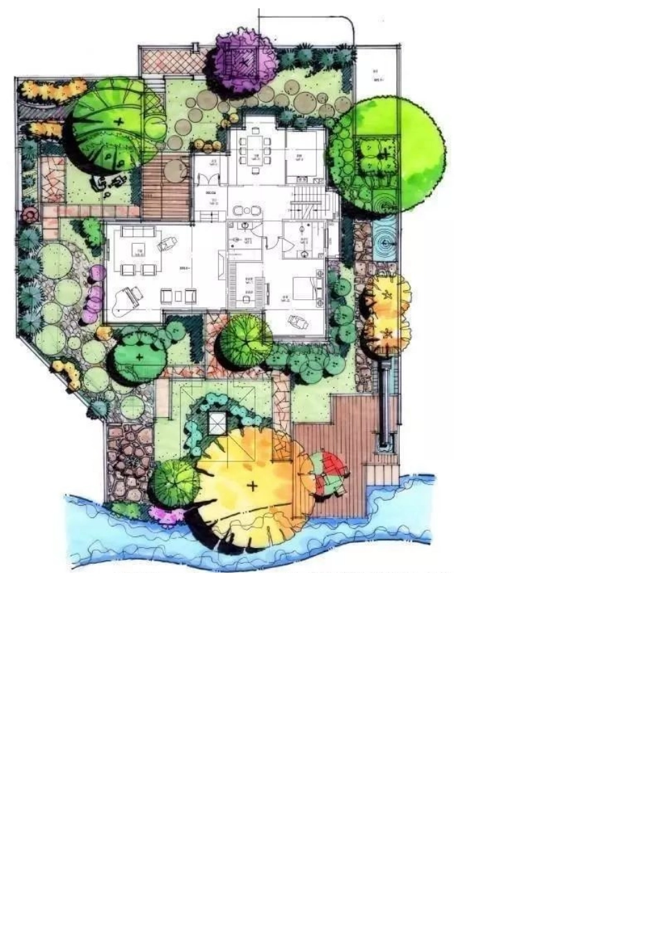 最全的园林庭院景观设计内附100张平面效果图_第3页