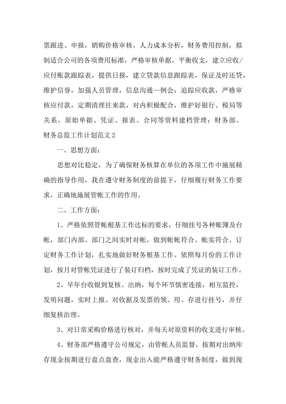 最新财务总监工作计划范文优选_第3页