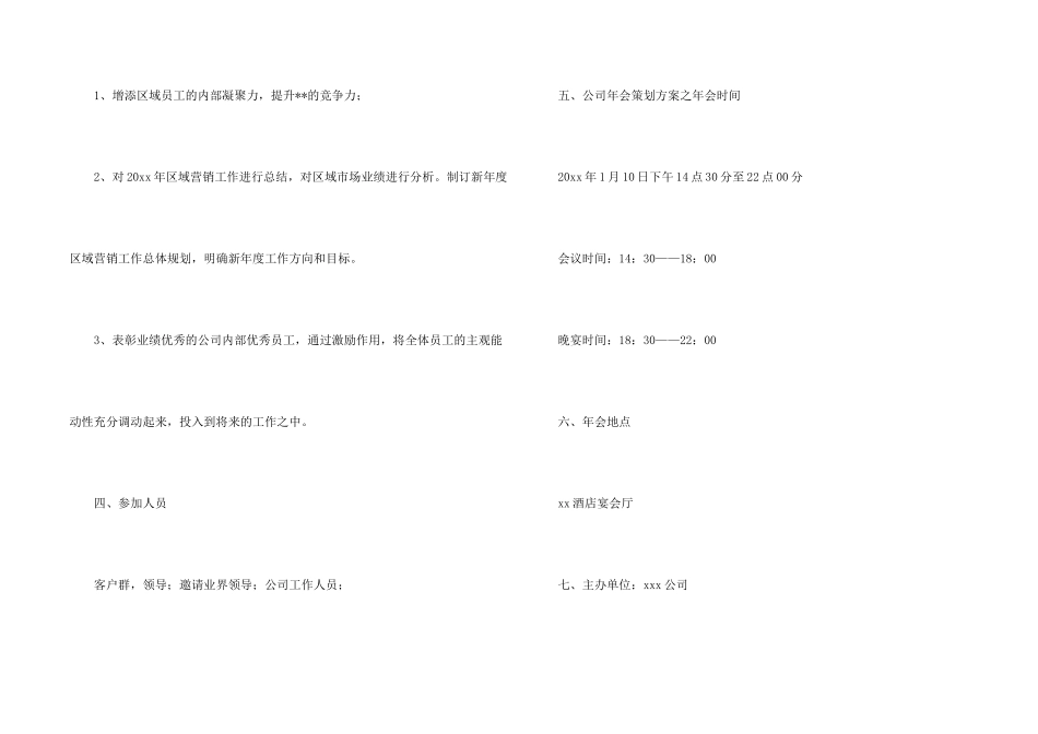 有关企业年会策划方案集合五篇_第2页