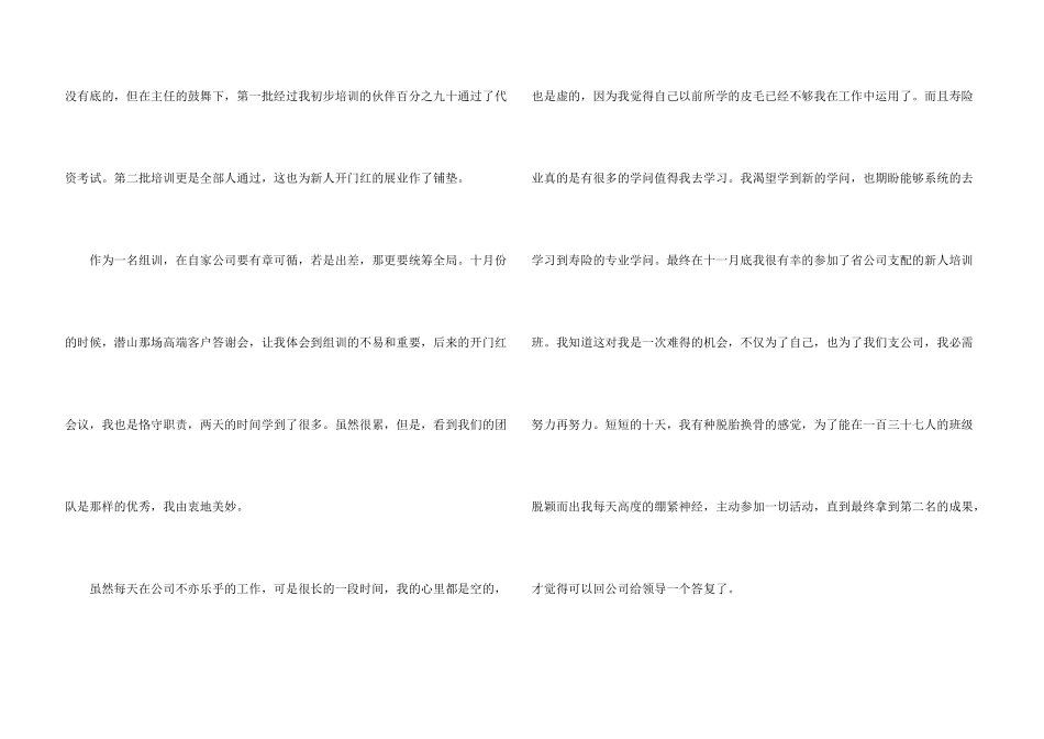 有关保险公司年终总结模板集合九篇_第3页