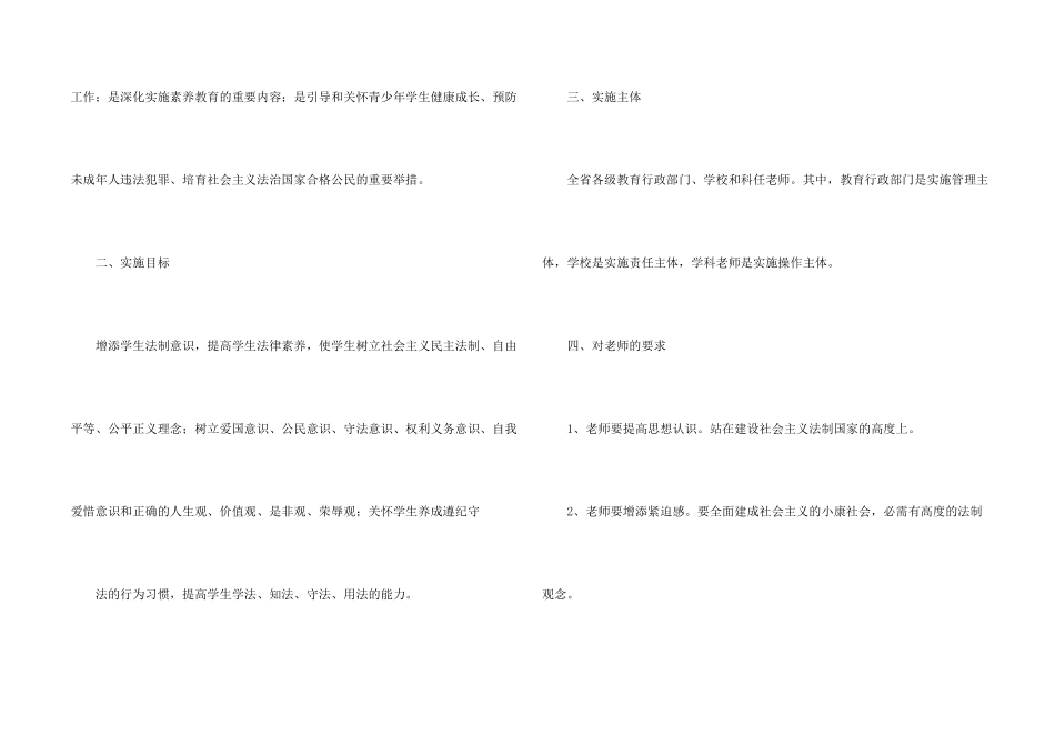 有关学科渗透法制教育的心得体会三篇_第2页