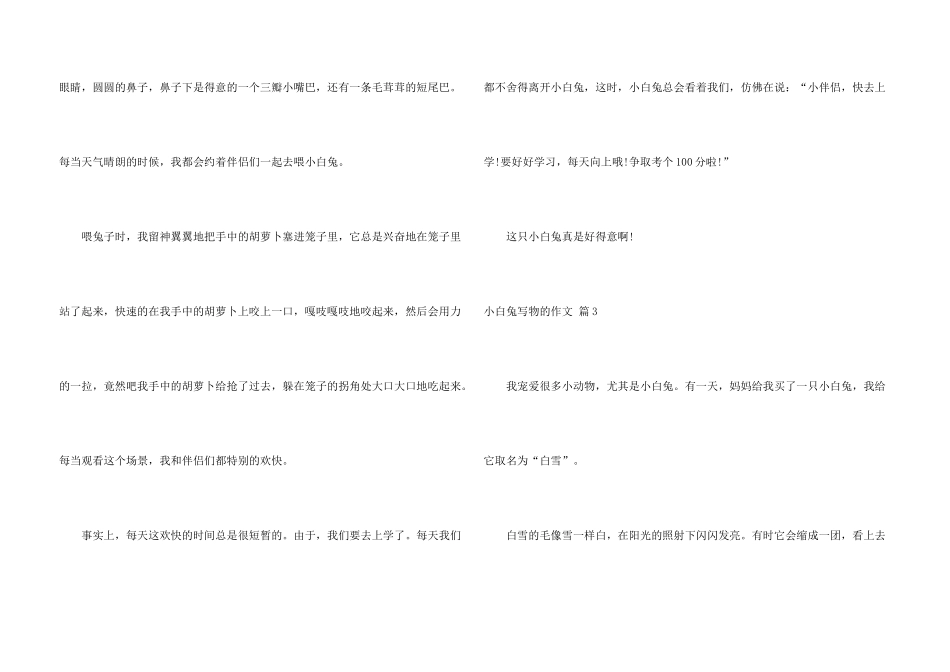 有关小白兔写物的3篇_第3页