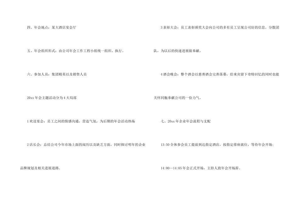 有关年会策划方案汇总十篇_第2页