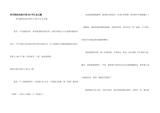 有关我的自我介绍300字汇总五篇