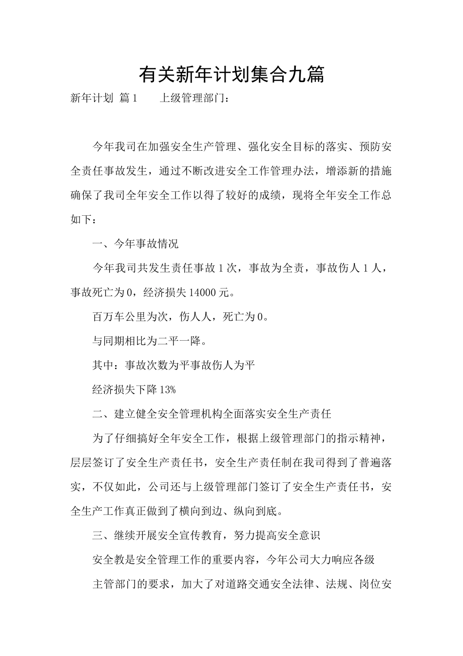 有关新年计划集合九篇_第1页